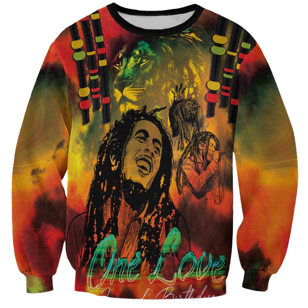 Jamaican Reggae Legend's Birthday Sweatshirt One Love Jamaica