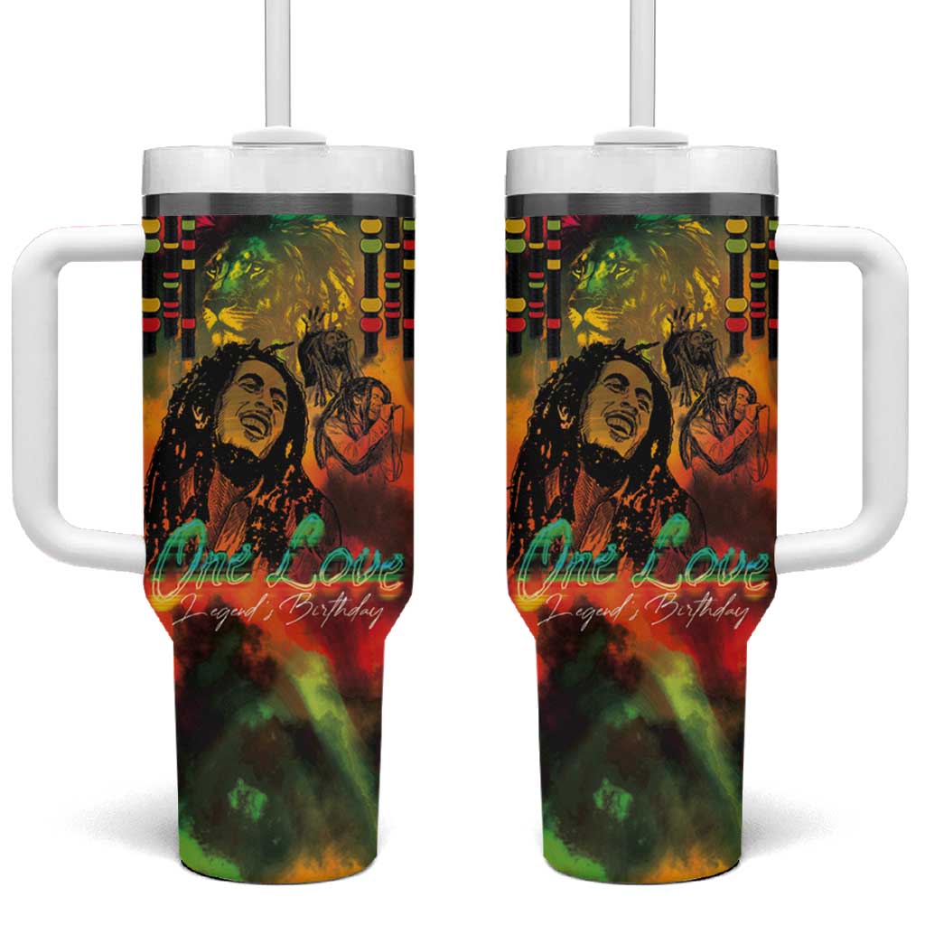 Jamaican Reggae Legend's Birthday Tumbler With Handle One Love Jamaica