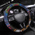 United States Memorial Day-Honor and Remember Steering Wheel Cover