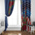 United States Memorial Day-Honor and Remember Window Curtain