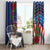 United States Memorial Day-Honor and Remember Window Curtain