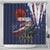 United States Memorial Day Shower Curtain Bald Eagle US Soldier-Honor and Remember The Fallen