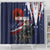 United States Memorial Day Shower Curtain Bald Eagle US Soldier-Honor and Remember The Fallen