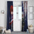 United States Memorial Day Window Curtain Bald Eagle US Soldier-Honor and Remember The Fallen