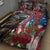 Hawaii and United States Memorial Day Quilt Bed Set Honor and Remember The Fallen