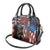 Hawaii and United States Memorial Day Shoulder Handbag Honor and Remember The Fallen