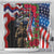 Hawaii and United States Memorial Day Shower Curtain Honor and Remember The Fallen