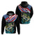 Personalized Bass Fishing Zip Hoodie With American Flag - Wonder Print Shop