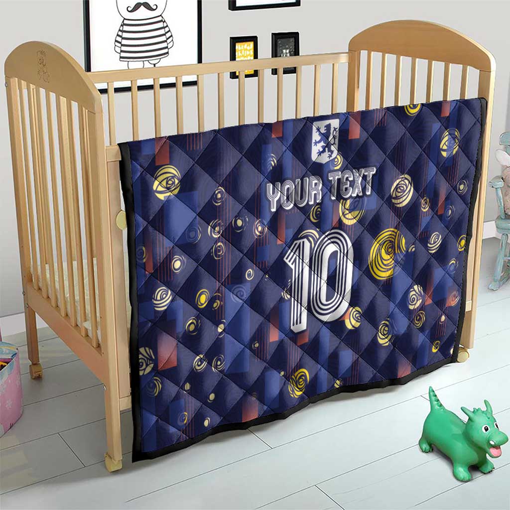 Custom Netherlands Football Quilt Starry Night Style