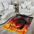 Scotland Up Helly Aa Area Rug Drakkar Viking Longship Burning The Return of The Light - Wonder Print Shop