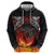 Scotland Up Helly Aa Hoodie Drakkar Viking Longship Burning The Return of The Light - Wonder Print Shop