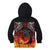 Scotland Up Helly Aa Kid Hoodie Drakkar Viking Longship Burning The Return of The Light - Wonder Print Shop