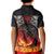 Scotland Up Helly Aa Kid Polo Shirt Drakkar Viking Longship Burning The Return of The Light - Wonder Print Shop