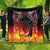 Scotland Up Helly Aa Quilt Drakkar Viking Longship Burning The Return of The Light - Wonder Print Shop