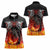 Scotland Up Helly Aa Women Polo Shirt Drakkar Viking Longship Burning The Return of The Light