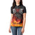 Scotland Up Helly Aa Women Polo Shirt Drakkar Viking Longship Burning The Return of The Light