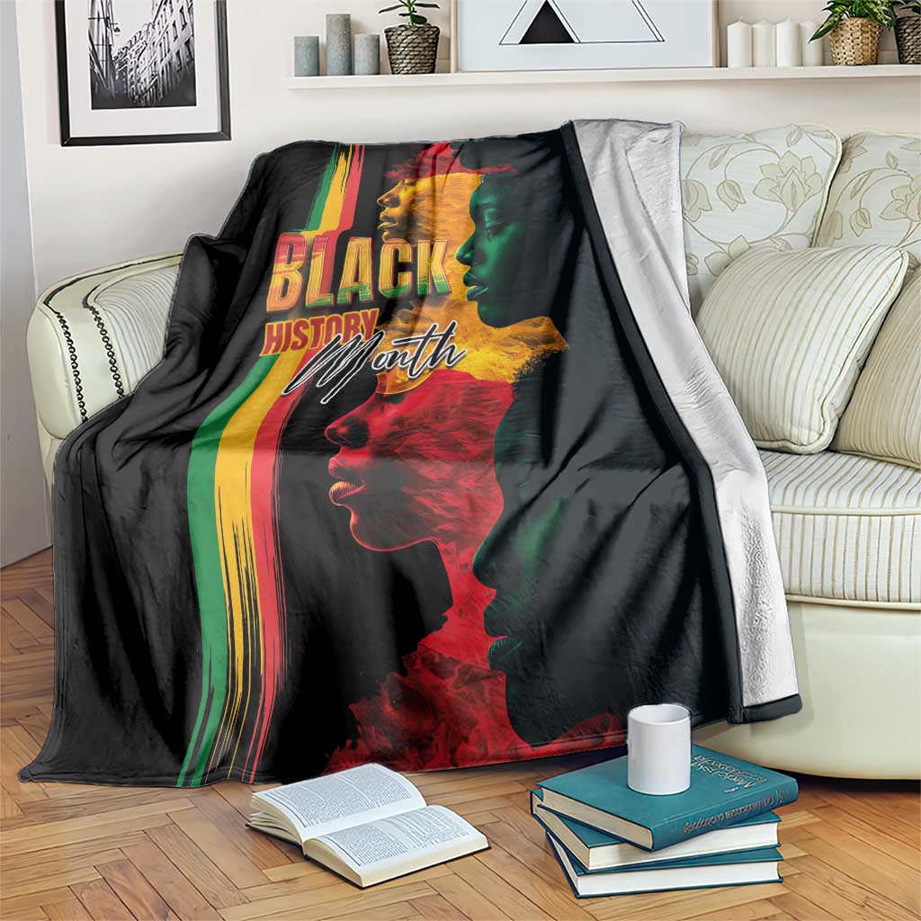 Black History Month Blanket Black Soul - I'm Black Every Month