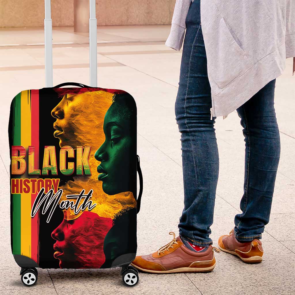 Black History Month Luggage Cover Black Soul - I'm Black Every Month