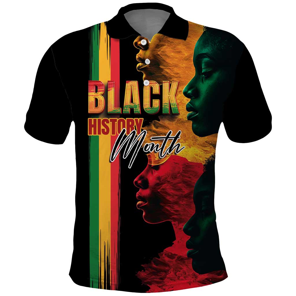 Black History Month Polo Shirt Black Soul - I'm Black Every Month