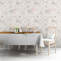 Bastille Day Tablecloth France Typography Art Grunge Style