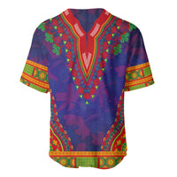 Haiti Choeblack Dashiki Style Baseball Jersey Blue Color