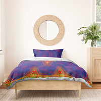 Haiti Choeblack Dashiki Style Bedding Set Blue Color
