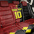 Custom Belgium Football 2024 Go Champion Back Car Seat Cover - Wonder Print Shop