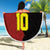 Custom Belgium Football 2024 Go Champion Beach Blanket - Wonder Print Shop