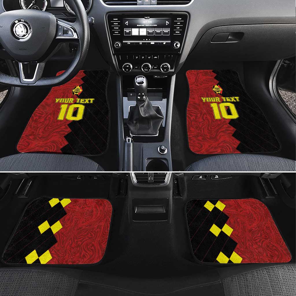 Custom Belgium Football 2024 Go Champion Car Mats - Wonder Print Shop