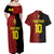 Custom Belgium Football 2024 Go Champion Couples Matching Off Shoulder Maxi Dress and Hawaiian Shirt - Wonder Print Shop