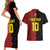 Custom Belgium Football 2024 Go Champion Couples Matching Short Sleeve Bodycon Dress and Hawaiian Shirt - Wonder Print Shop