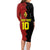 Custom Belgium Football 2024 Go Champion Family Matching Long Sleeve Bodycon Dress and Hawaiian Shirt - Wonder Print Shop