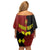 Custom Belgium Football 2024 Go Champion Family Matching Off Shoulder Short Dress and Hawaiian Shirt - Wonder Print Shop