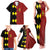 Custom Belgium Football 2024 Go Champion Family Matching Tank Maxi Dress and Hawaiian Shirt - Wonder Print Shop