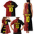 Custom Belgium Football 2024 Go Champion Family Matching Tank Maxi Dress and Hawaiian Shirt - Wonder Print Shop