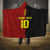 Custom Belgium Football 2024 Go Champion Hooded Blanket