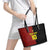 Custom Belgium Football 2024 Go Champion Leather Tote Bag - Wonder Print Shop