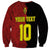 Custom Belgium Football 2024 Go Champion Sweatshirt - Wonder Print Shop