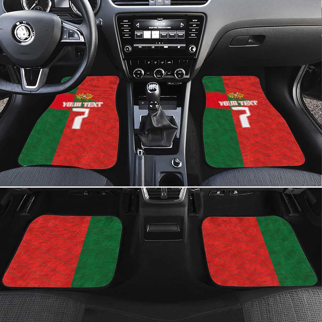 Custom Portugal Football 2024 Go Champion Car Mats - Wonder Print Shop