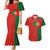 Custom Portugal Football 2024 Go Champion Couples Matching Mermaid Dress and Hawaiian Shirt - Wonder Print Shop