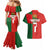 Custom Portugal Football 2024 Go Champion Couples Matching Mermaid Dress and Hawaiian Shirt - Wonder Print Shop