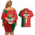 Custom Portugal Football 2024 Go Champion Couples Matching Off Shoulder Short Dress and Hawaiian Shirt - Wonder Print Shop