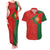 Custom Portugal Football 2024 Go Champion Couples Matching Tank Maxi Dress and Hawaiian Shirt - Wonder Print Shop