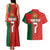 Custom Portugal Football 2024 Go Champion Couples Matching Tank Maxi Dress and Hawaiian Shirt - Wonder Print Shop