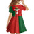 Custom Portugal Football 2024 Go Champion Family Matching Long Sleeve Bodycon Dress and Hawaiian Shirt - Wonder Print Shop