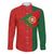 Custom Portugal Football 2024 Go Champion Family Matching Long Sleeve Bodycon Dress and Hawaiian Shirt - Wonder Print Shop