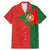 Custom Portugal Football 2024 Go Champion Family Matching Mermaid Dress and Hawaiian Shirt - Wonder Print Shop