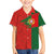 Custom Portugal Football 2024 Go Champion Family Matching Off The Shoulder Long Sleeve Dress and Hawaiian Shirt - Wonder Print Shop