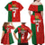 Custom Portugal Football 2024 Go Champion Family Matching Off Shoulder Maxi Dress and Hawaiian Shirt - Wonder Print Shop