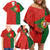 Custom Portugal Football 2024 Go Champion Family Matching Off Shoulder Short Dress and Hawaiian Shirt - Wonder Print Shop